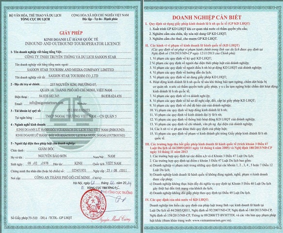 Địa chỉ thành lập công ty du lịch tại quy nhơn